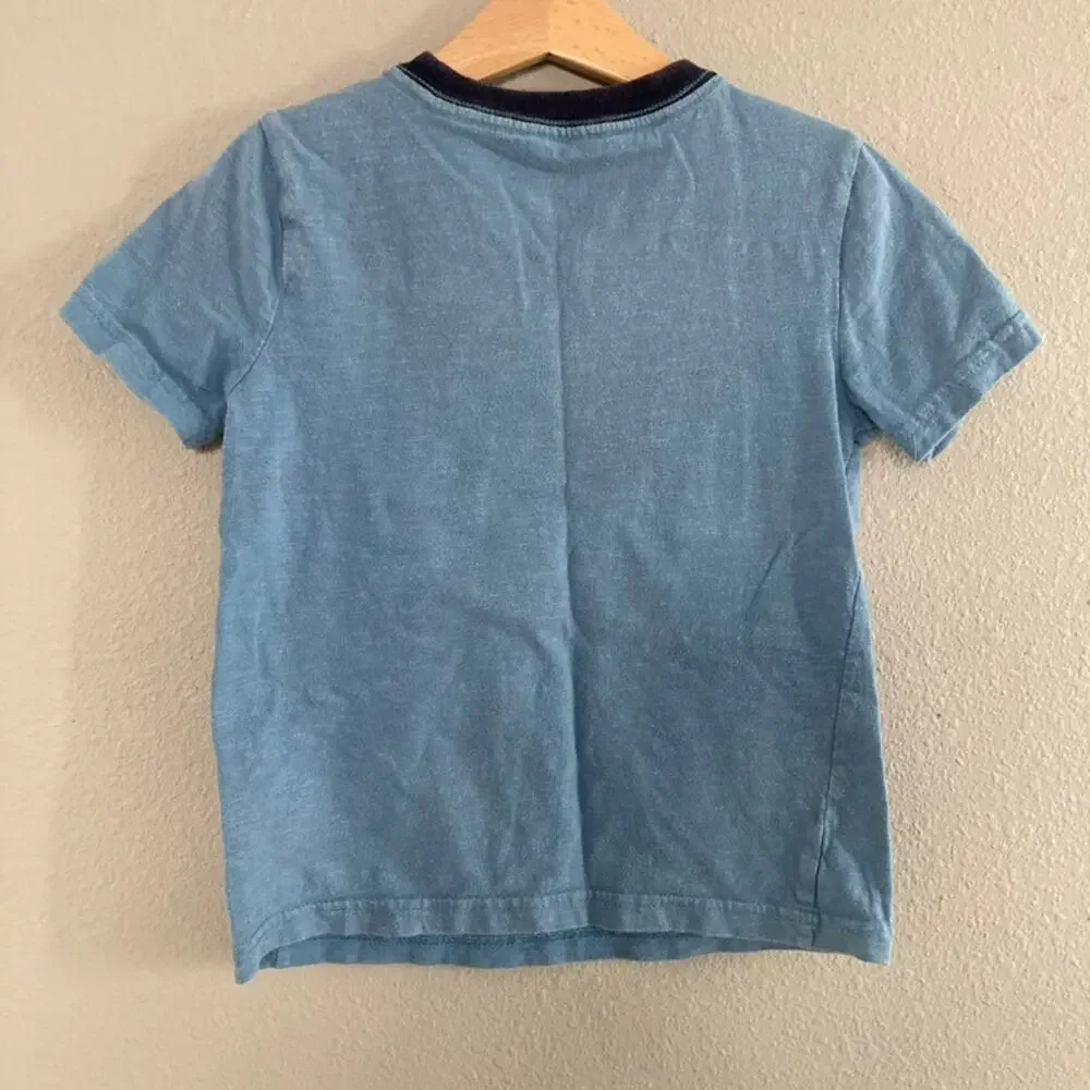 Gymboree Cactus Can't Touch This Graphic Applique Tee - Blue - XS 4